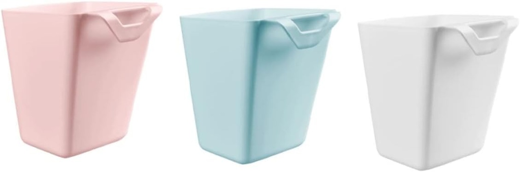 3pcs Hanging Storage Cart Cup Holders Portable Trolley Baskets for Organizing Sundries Rolling Cart Accessories for Kitchen and Home