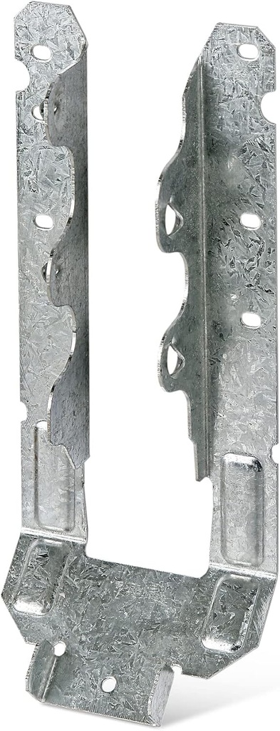 Simpson Strong-Tie LRU28Z - LRUZ Face-Mount Rafter Hanger - Adjustable Slope Wood Construction Connectors, 18-Gauge Steel, for 2x8 Solid Sawn Rafters (Pack of 25)