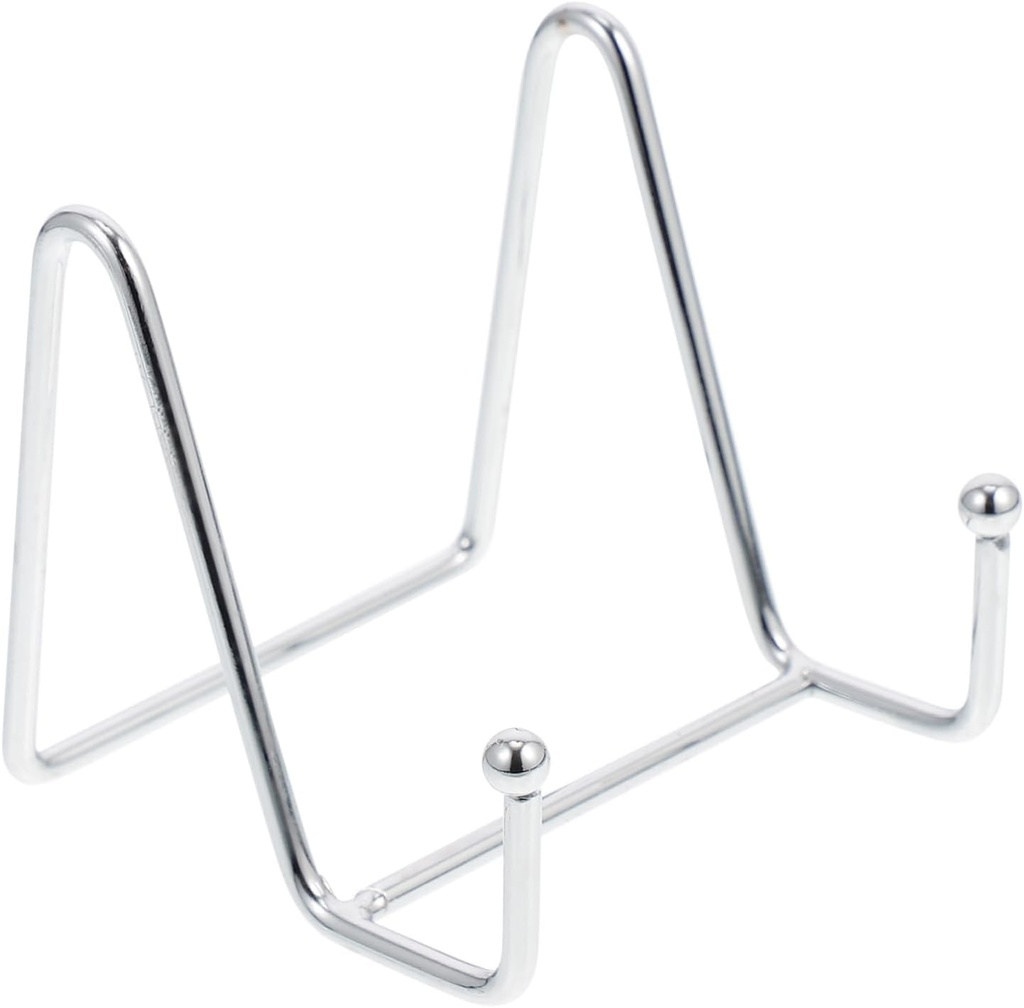 Cabilock Plate Display Rack for Pictures Books Multi-functional Holder for Home Office and Events Decorative Stand for Plates Frames and Awards Compact Design Finish