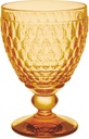 Villeroy & Boch Boston Saffron Red Wine Goblet, Set of 4, 10 ozs, Crystal Glass, Made in Germany