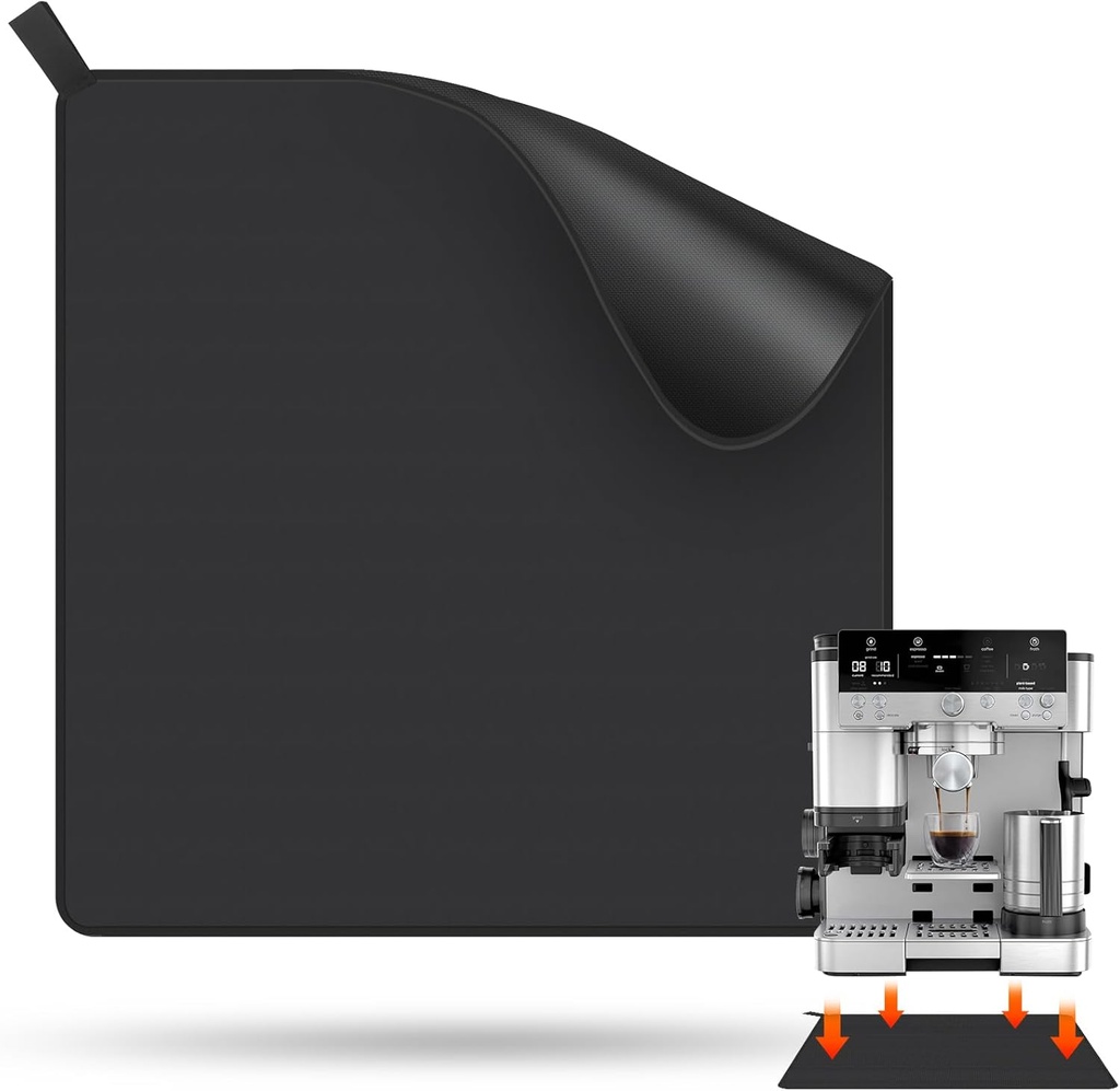 Sliding Pad for Ninja Espresso Coffee Machine ES601/ES701, Anti Slip Base Sliding Pad for Fast Moving, with Hanging Strap for Ninja Luxe Cafe Machine ES601 ES701, Black