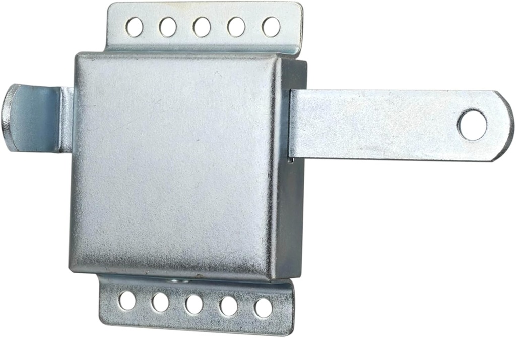 Residential Garage Door Universal and Adjustable Lock System | Lock Replacement for Garage Door Repair | Hardware Lock Garage Repair | Slide Lock Garage Door Security | Garage Hardware Lock Security