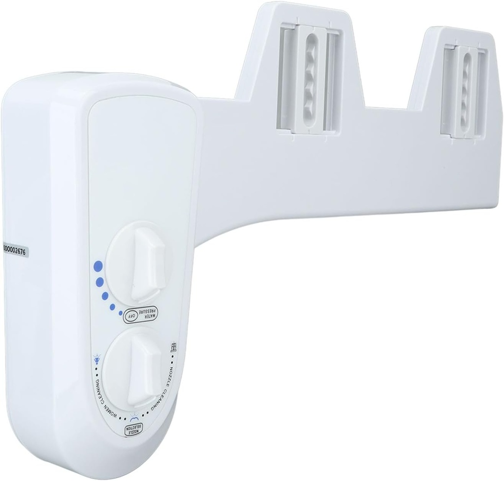 Honio Bidet Attachment, Self Dual Nozzle Gentle Toilet Seat Bidet Water Saving for Feminine Wash (3/8)