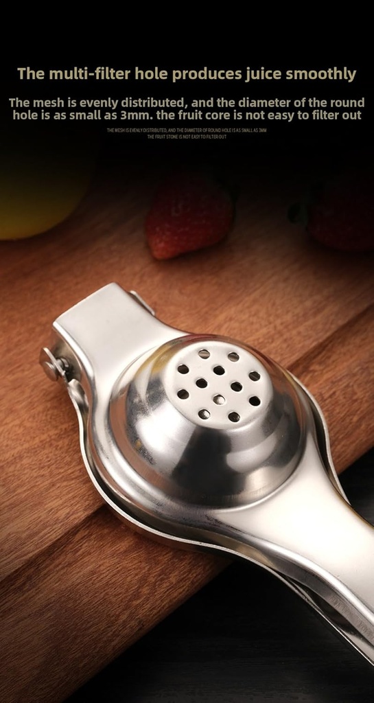 Stainless Steel Household Lemon and Orange Juicer Multi-Functional Fruit Press Kitchen Manual Juice Extractor