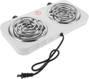 LIFKOME 2000w Electric Double Burner Portable Stove Countertop Cooking Stove Temperature Control Household for Kitchen Dorm Camping