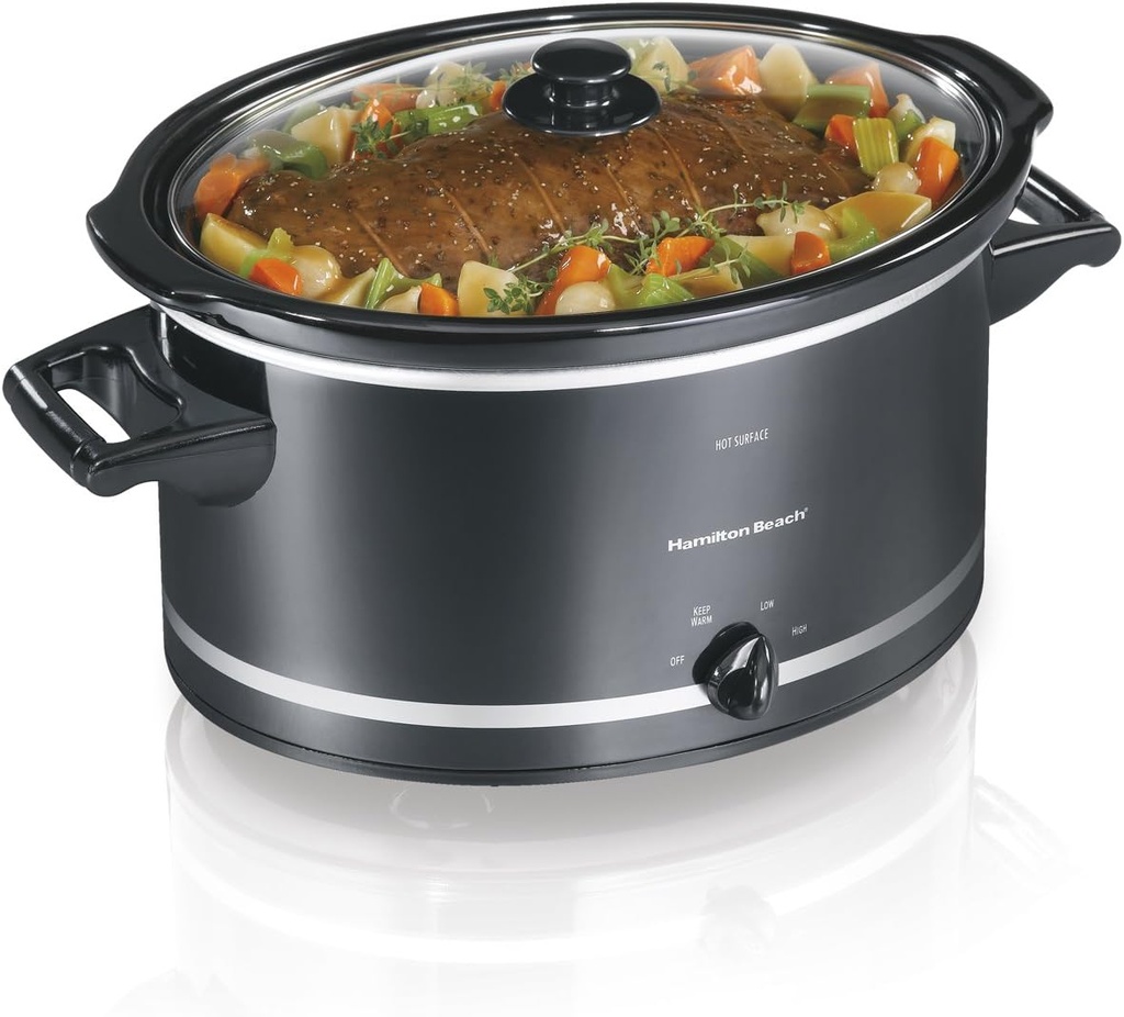 Hamilton Beach (33182A) Slow Cooker, 8 Quart