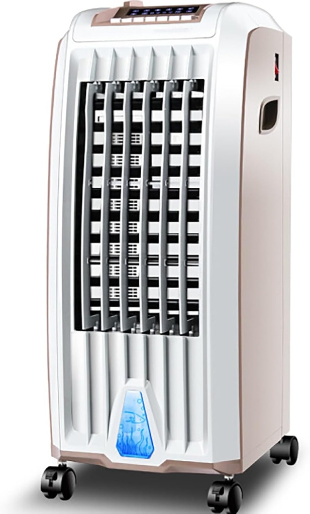 Evaporative Cooler, Air Conditioner Fan, 3-Mode, 7.5H Timer Function, Water Tank and Casters, Air Cooling Fan for Home Office