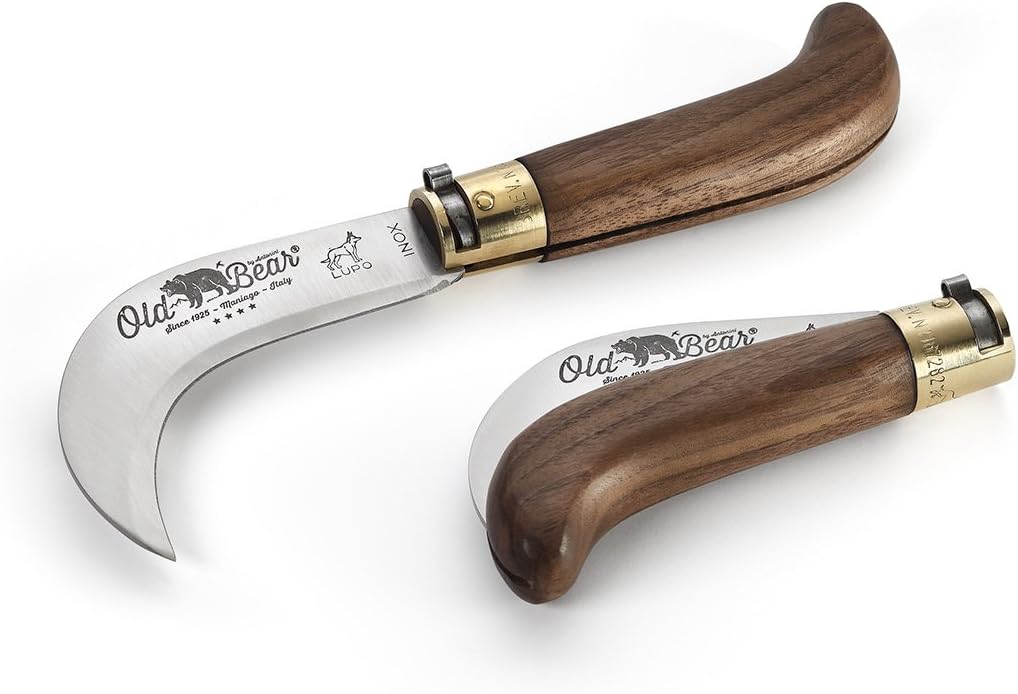 Old Bear Pruning Knife by Antonini Walnut Handle