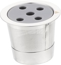 Generic Reusable Coffee Pod Capsules Stainless Steel Espresso Filter with Lid for Coffee Machines