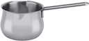 Stainless Steel Milk Pot Butter Chocolate Cheese Warming Pot with Dual Pour Spout, Small Saucepan, Kitchen Cooking Baking Pot