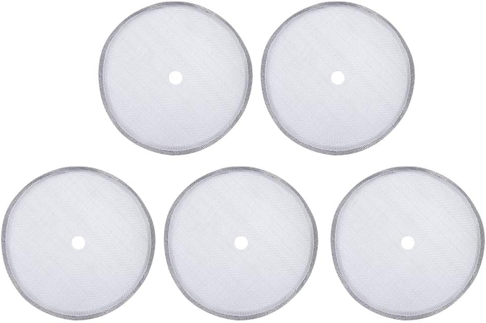 5 Pack French Press Replacement Filters, French Press Screen Replacement 3 Inch Stainless Steel Coffee Filter for 600ml French Press Coffee Pot