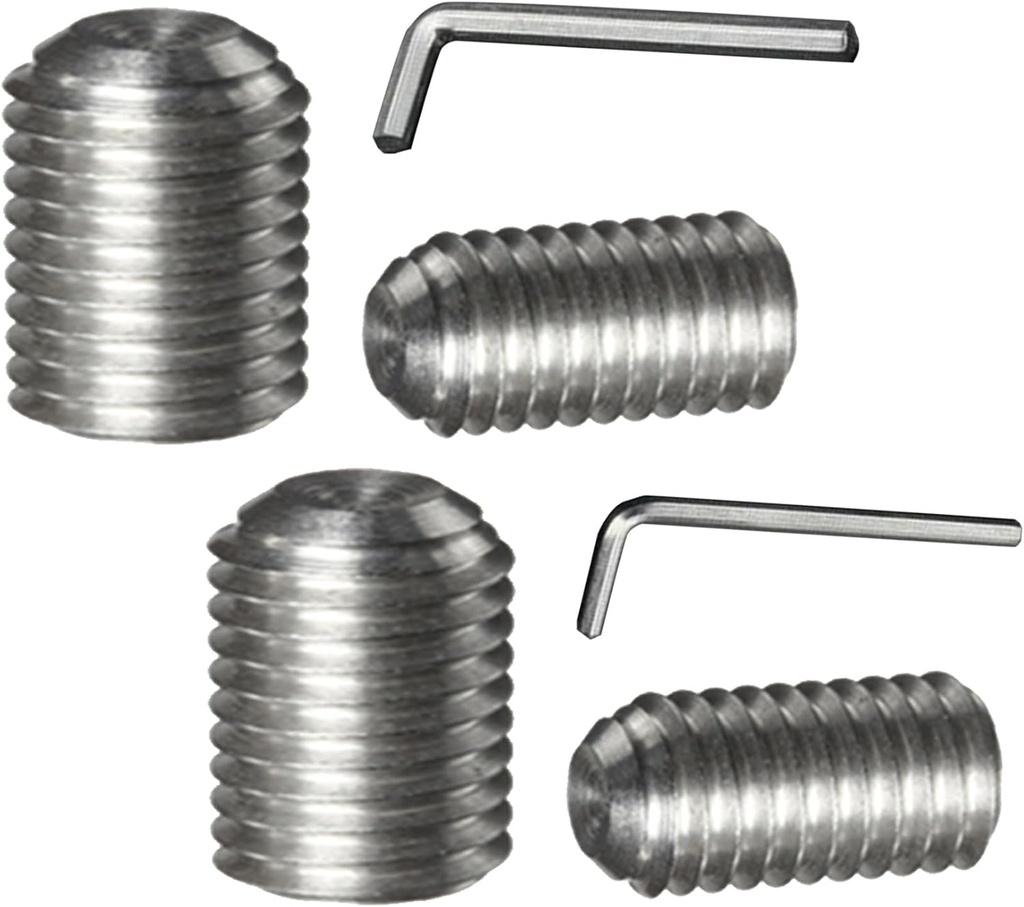 Upgrade W11366418 Refrigerator Freezer Door Handle Mounting Set Screw - AM 1-5-1 - EA221008/EA230910.(2 Pack,complimentary Installation Tool)