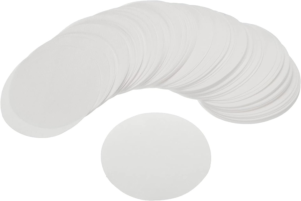 PATIKIL Mocha Pot Paper Filter Disposable Round Paper 2.2 Inch OD for Espresso Maker, Cafe Office Home White, Pack of 300