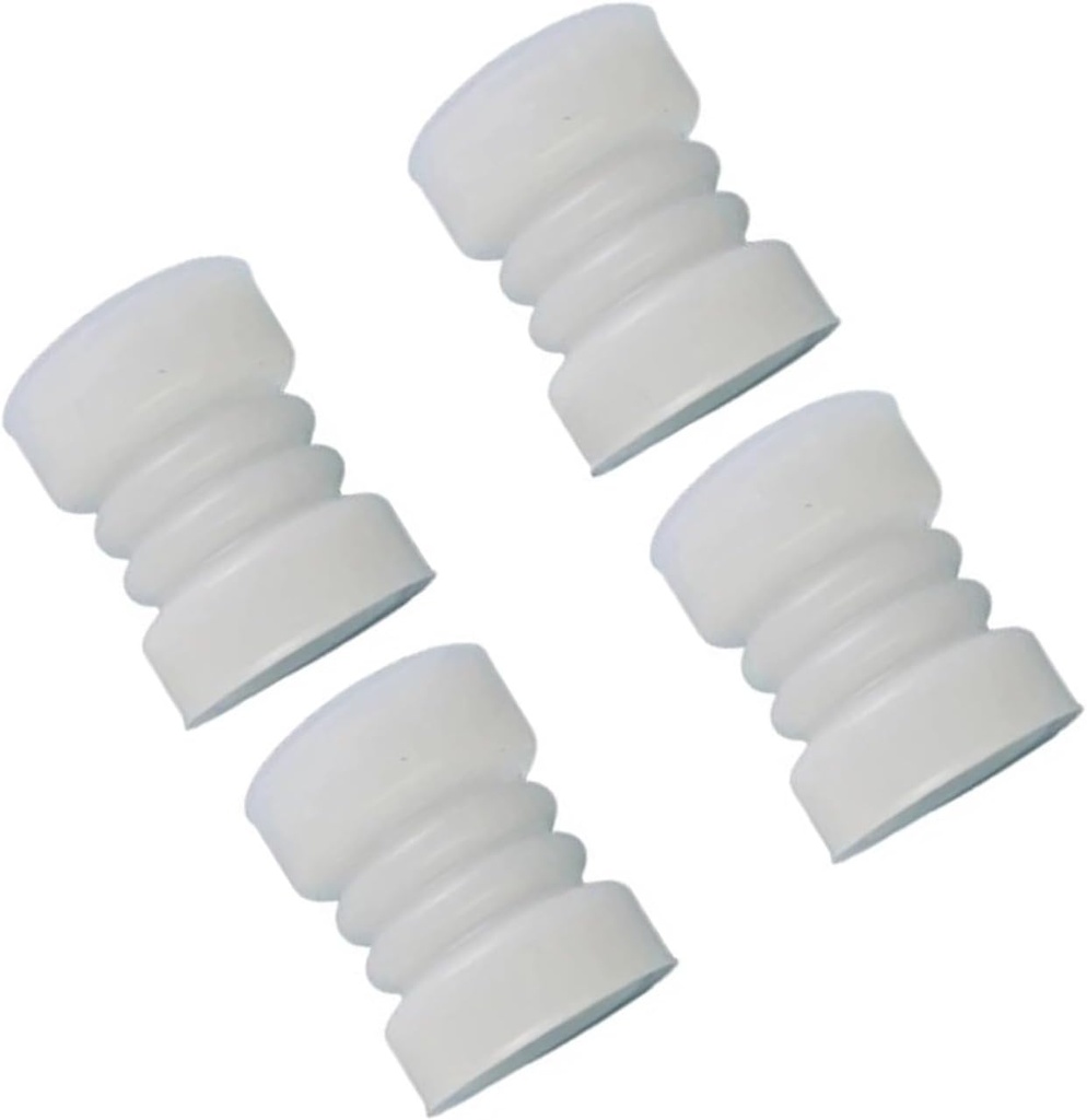 4Pcs Ice Cream Machine Sealing Tube Corrugated Sleeve Elastic Seal Rings Pipe for Agitating Shaft, Soft Serve Machines Accessories Ice Cream Maker Parts