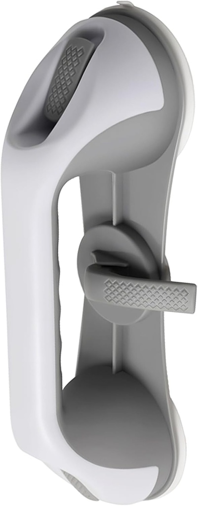 Shower Grab Bars for Seniors,Suction Cup Grab Bars,Heavy-Duty Removable Shower Handles for Bathtubs,Bathroom Safety Grips for Elderly and Seniors,No Drilling Required,Waterproof,Grey
