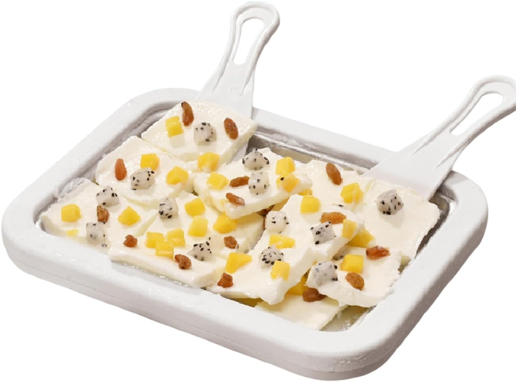 Ice Cream Roll Maker Rolled Ice Cream Machine Cold Sweet Fried Food Plate Frozen Yogurt Maker ice Cream Roller Plate ice Cream roll Machine Fried Yogurt Machine Rolled ice Cream Maker