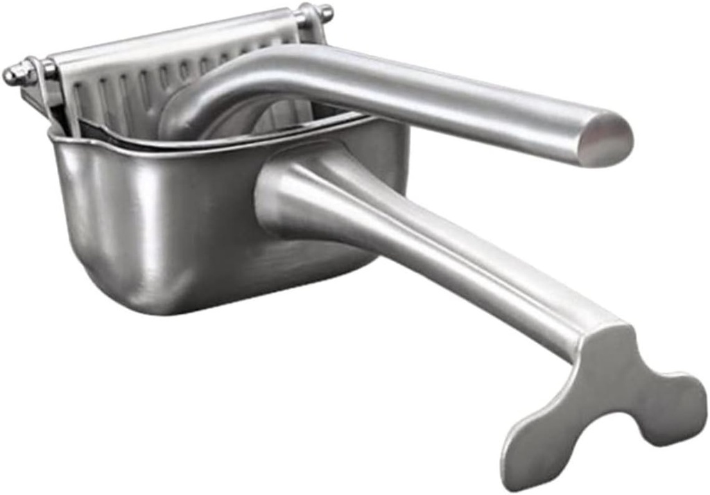 Healifty Stainless Steel Manual Citrus Juicer Portable Fruit Squeezer for Lemon Orange Grapefruit Easy to Clean Multipurpose Kitchen Extractor for Home Camping Picnic