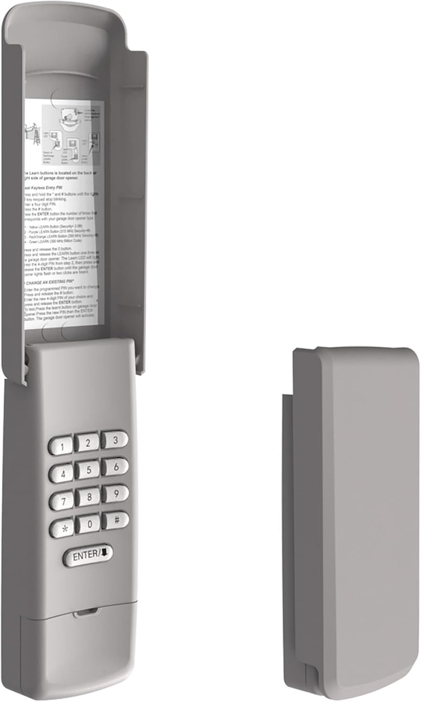 Universal Garage Door Opener Remote Keypad Compatible with Liftmaster Chamberlain Craftsman Opener with Purple Yellow Red Orange Green Learn Button Wireless Keypad Replaces 878MAX 877LM G940EV-P2