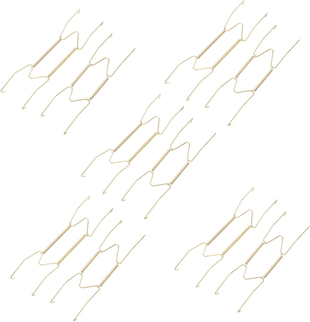 10pcs Invisible Plate Hanger Wall Wire Plate Holder for Vertical Display Spring Design for Dishes Elegant Curved Stand for Collectibles Scratch and Stylish Storage