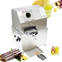 INTBUYING Electric Sugarcane Juicer, Sugar Cane Press Extractor, Stainless Steel 3 Rollers, Detachable Top Cover, Sugarcane Juice Squeezing Machine for Commercial & Home 110V 800W