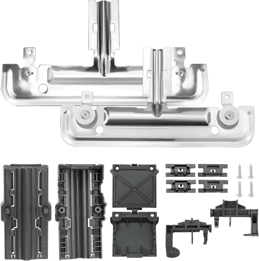 WDT730PAHZ0 Upper Rack fit for Whirlpool,Upgraded W10712395 Top Rack Adjuster fit for Whirlpool W10350375 WDT750SAHZ0 Upper Rack,fit for Whirlpool WDTA50S WDT730 fit for Ken.more 665 prime&swift