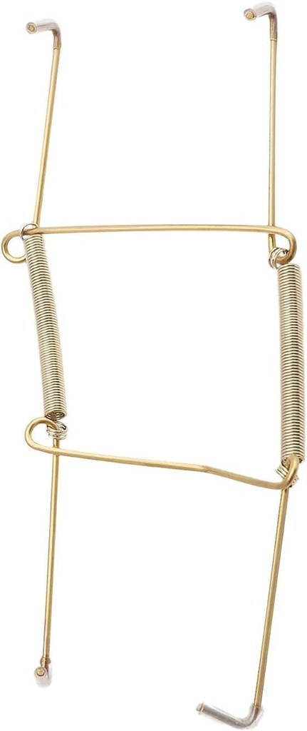 Aicosineg 1Pcs Plate Hanger 7.01" U Type Stainless Steel Plate Hangers Invisible Wall Hooks for Walls Compatible Decorative Plates Hooks Dish Diaplay Holder Golden