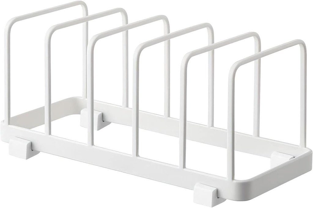 Fourmor- Home Accented Storage Rack-Kitchen Holder Stand - Diversified Euro Kitchen Organizer for Plates, Cutting Boards, Bakeware, Pots & Pans, Serving Trays, Reusable Containers, and Lids