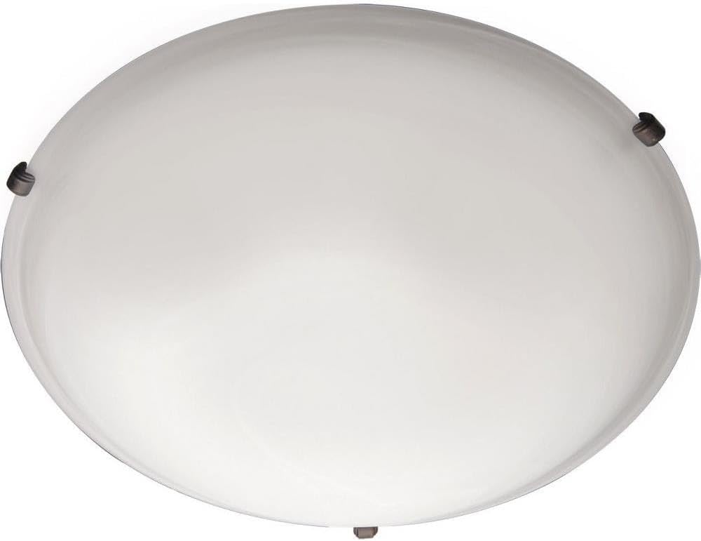 Maxim Malaga 4 Light 20 Inch Wide Flush Mount with Oil Rubbed Bronze Finish and Frosted Glass