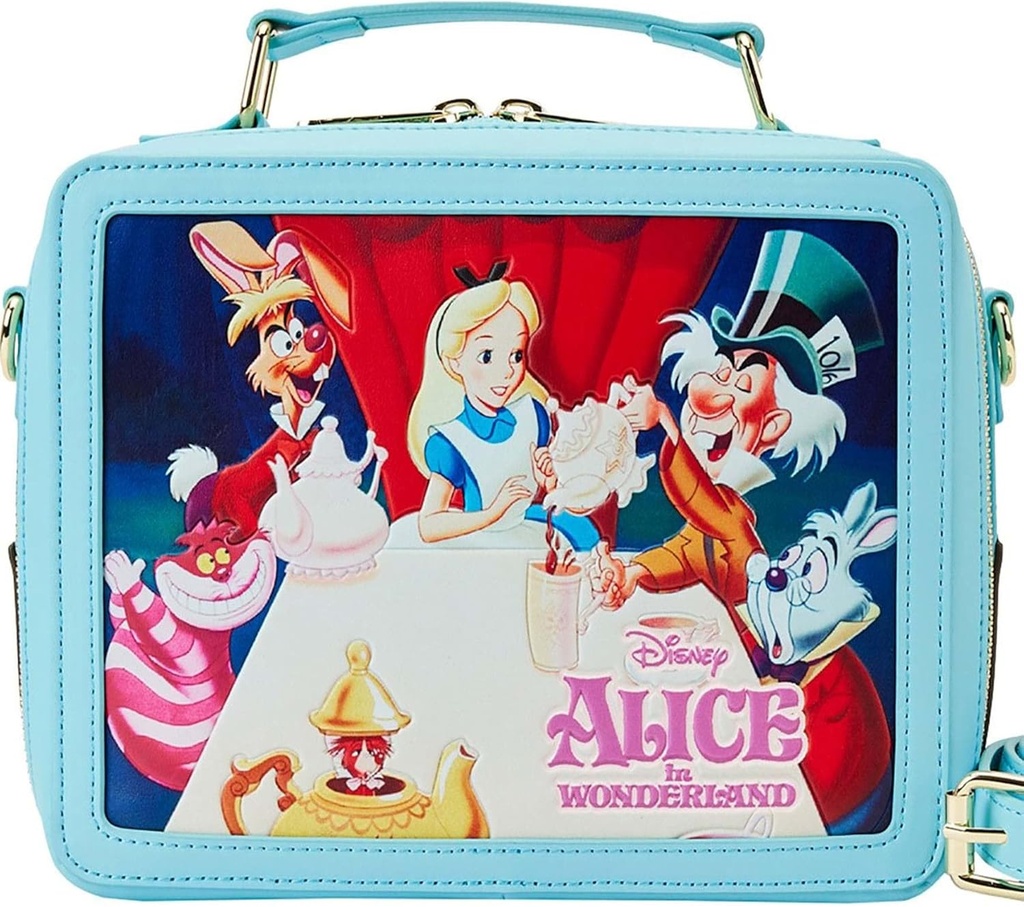 Loungefly Disney Alice in Wonderland Classic Movie Lunch Box Crossbody