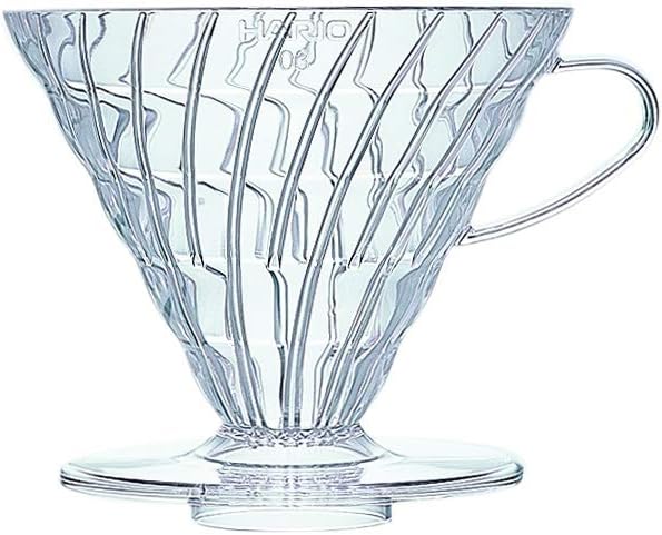 Hario V60 Plastic Coffee Dripper, Size 03, Clear