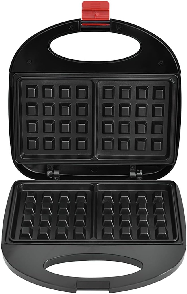 Waffle Maker,Donut,Hot Dog Machine Set,3-in-1 Multifunctional Breakfast Maker Machine with Iron Removable Plate Mold for Home, 9.45 x 9.45 x 3.27 inches.