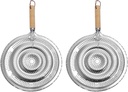 Luxshiny 2Pcs Kitchen Heat Diffuser Reducer: Flame Guard with Handle for Hot Dishes, Countertops