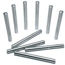 10pcs 5mm x 50mm Dowel Pins Metal Dowel pins M5 5mm Shelf Pegs,Support Shelves,5mm x 50mm Metal Rod.304 Stainless Steel Wood Bunk Bed pegs