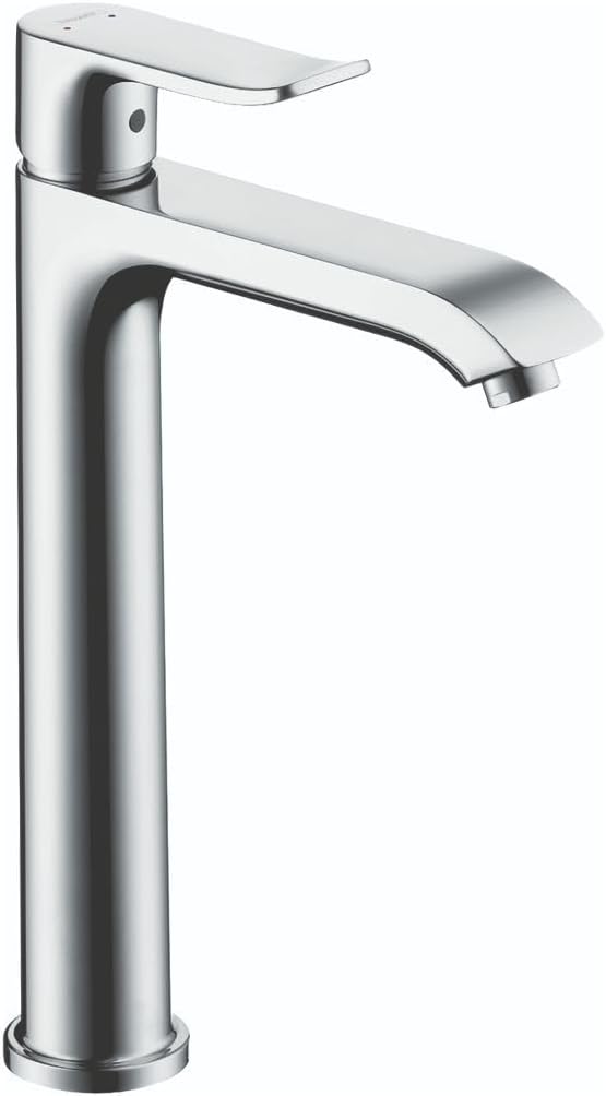 hansgrohe Metris Modern Timeless Easy Clean 1-Handle 1 10-inch Tall Bathroom Sink Faucet in Chrome, 31183001, Medium