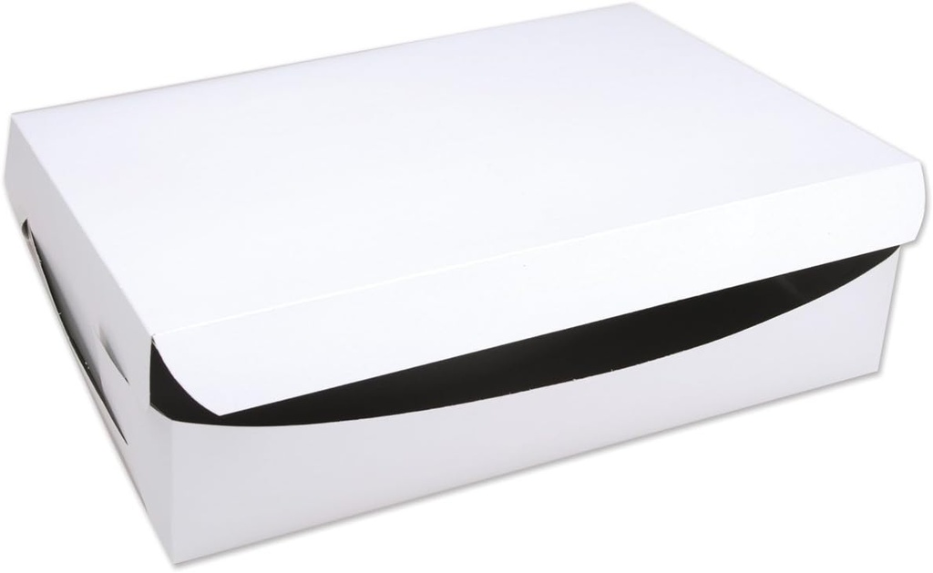 Wilton Cake Box For 12 inch x 18 inch Cakes Or 24 Cupcakes 14 inch x 19 inch x 4 inch W415945 (12-Pack)12