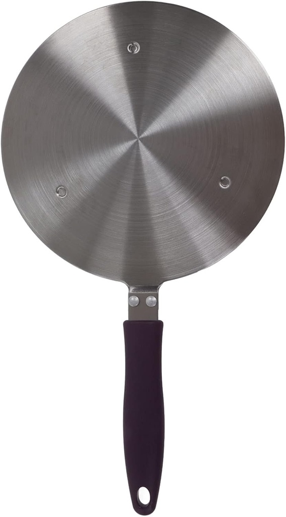 Heat Diffuser Plate, Stainless Steel Heat Diffuser with Handle, Cookware Induction Hob Heat Diffuser for Iron Pot Ceramic Pot (24#)