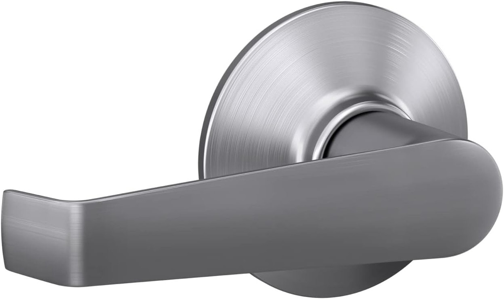 Schlage F10 CSV ELA 626 Commercial Series Elan Door Lever, Hall & Closet Passage Lock, Satin Chrome