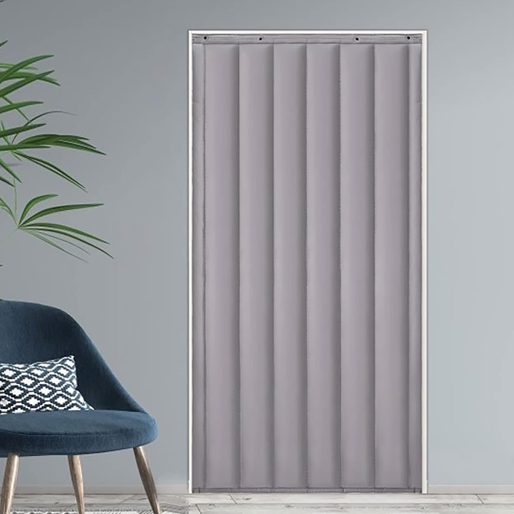 Thermal Insulated Door Curtain,Doorway Curtains,Curtain for Door Window,Waterproof Oxford Fabric Door Screen,Heat Blocking Curtains,for Air Conditioner Room, Heater Room, Living Room
