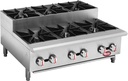 Kratos Commercial Range 36" Step-Up Countertop Range/Hot Plate with Six Burners, 180,000 BTU (29R-004)