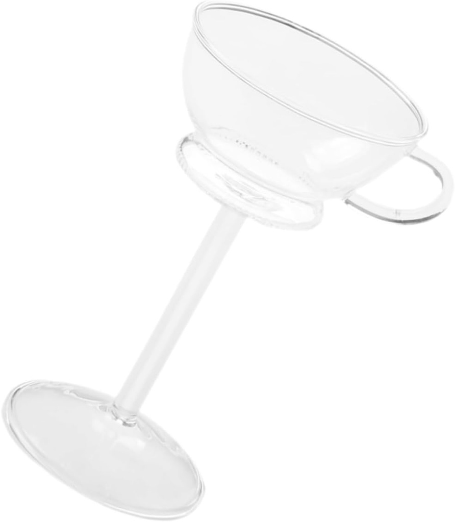 Unomor Unique Glass Goblet Cup Creative Bar Party Drink Glass Elegant Wine Cups