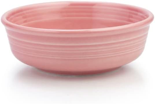 Fiesta® Classic Rim Small Bowl, 15oz – Durable Ceramic, Lead-Free, Dishwasher/Microwave/Oven Safe – Made in USA Dinnerware - Peony