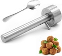 Non-Stick Stainless Steel Meatball Scoop, Pointed Spoon for Easy Portioning, Simple and Quick Cleanup