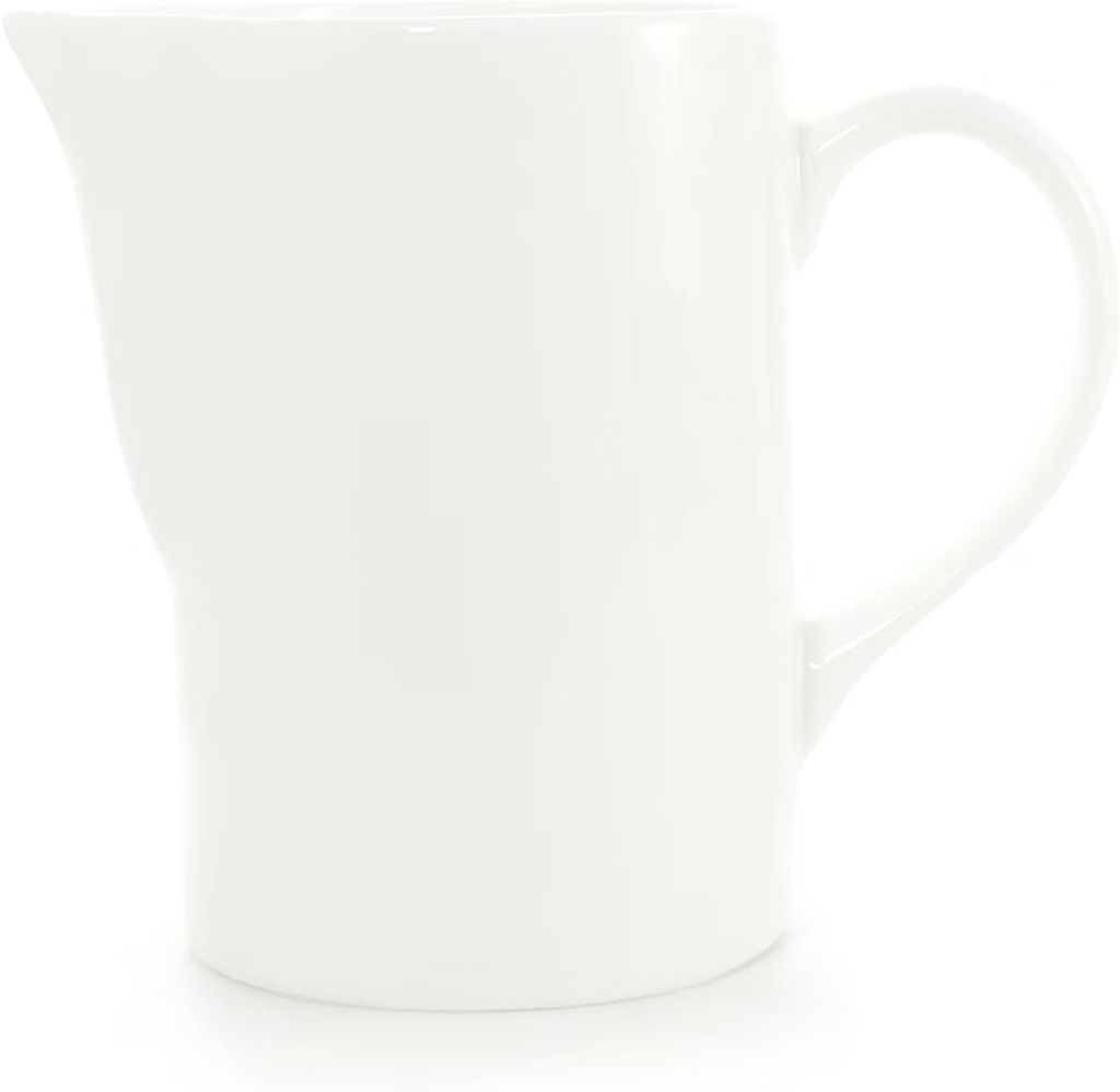 Milk Frother Cup,Milk Frothing Pitcher Espresso Machine Accessories Barista Tools Latte Art Coffee Essentials Ceramics Bone China Chocolate Handle Creamer (Modern)