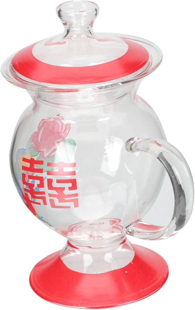 Mobestech Vintage Coffee Mug with Lid Multi Function Retro Enamel Cup for Coffee Tea Juice More Unique Glass Beverage Cup for Home Parties Photography Props Fun Novelty present