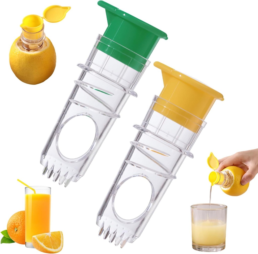 Lemon Squeezer, Lime Squeezer,2025 New Screw Top Lemon Squeezer,Manual Juicer with Built-in Filter,Manual Portable Orange Squeezer,For Lime Squeezer for Cocktails Drinks
