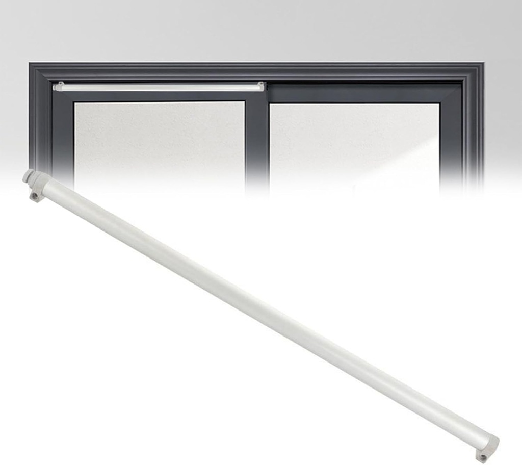 Self-Closing Sliding Patio Door Closer, Household Automatic Self Sliding Door Closer, Quiet Pneumatic Damping Buffering, with Speed Control for Door Widths from 29.5 to 51" (20-50KG)