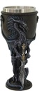 Stone Blade Winged Dragon with Sword Goblet w/Removable Stainless Stain Inner