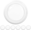 Sunco 6 Pack LED Disc Lights Ceiling 6 Inch, Flush Mount Disk Light, Recessed Can Lighting, 1050 LM, 15W (75W Equivalent), 4000K Cool White, Dimmable, Damp Rated ETL.