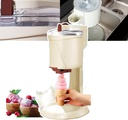 Soft Ice Cream Machine,With Transparent Lid,Large Capacity,Automatic Ice Cream Maker,Easy To Use,for Home Kitchen