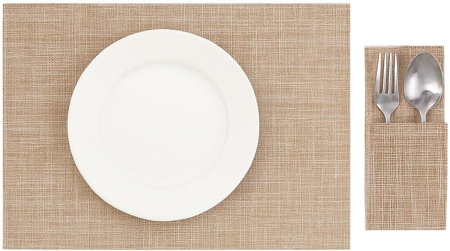 Dining Table placemants,Table mats Set,Washable placemants,Kitchen Table placemant,Modern placemants,Table placemants Set of 6,Decorative placemants,Minimalist placemants,Outdoor placemants.